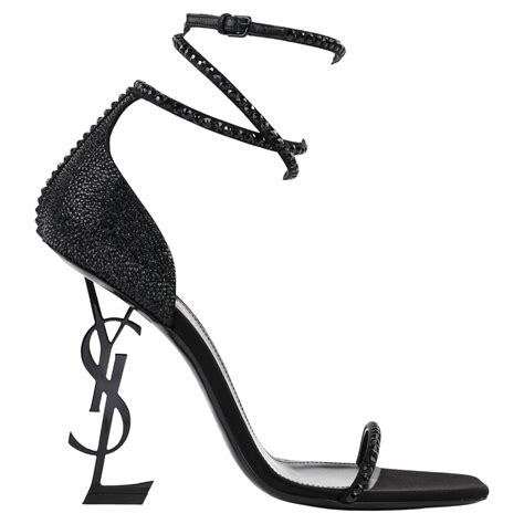 ysl black opıum heels